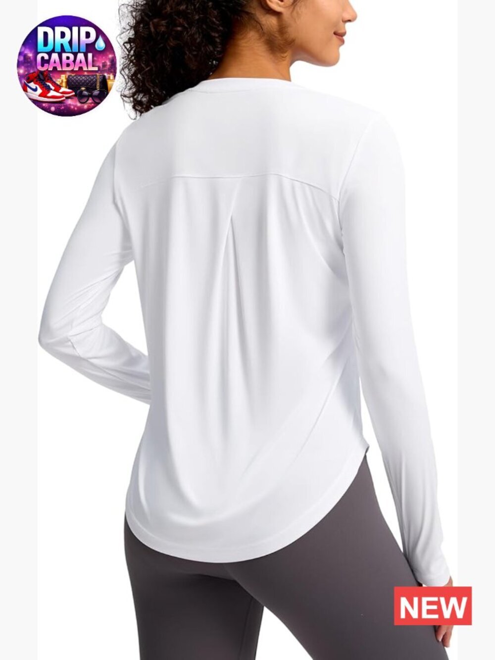 UPF 50+ Sun Protection Rash Guard Long Sleeve T-Shirt Hiking Workout Top